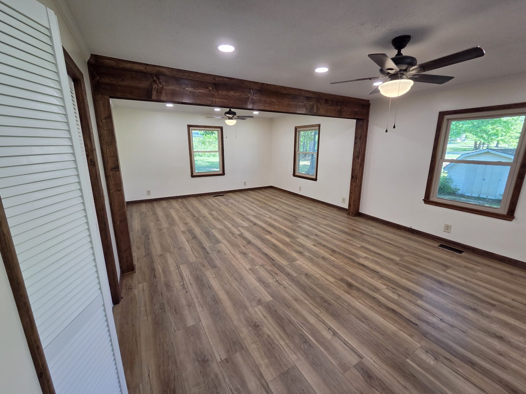 Newly remodeled room, dust-free and clean